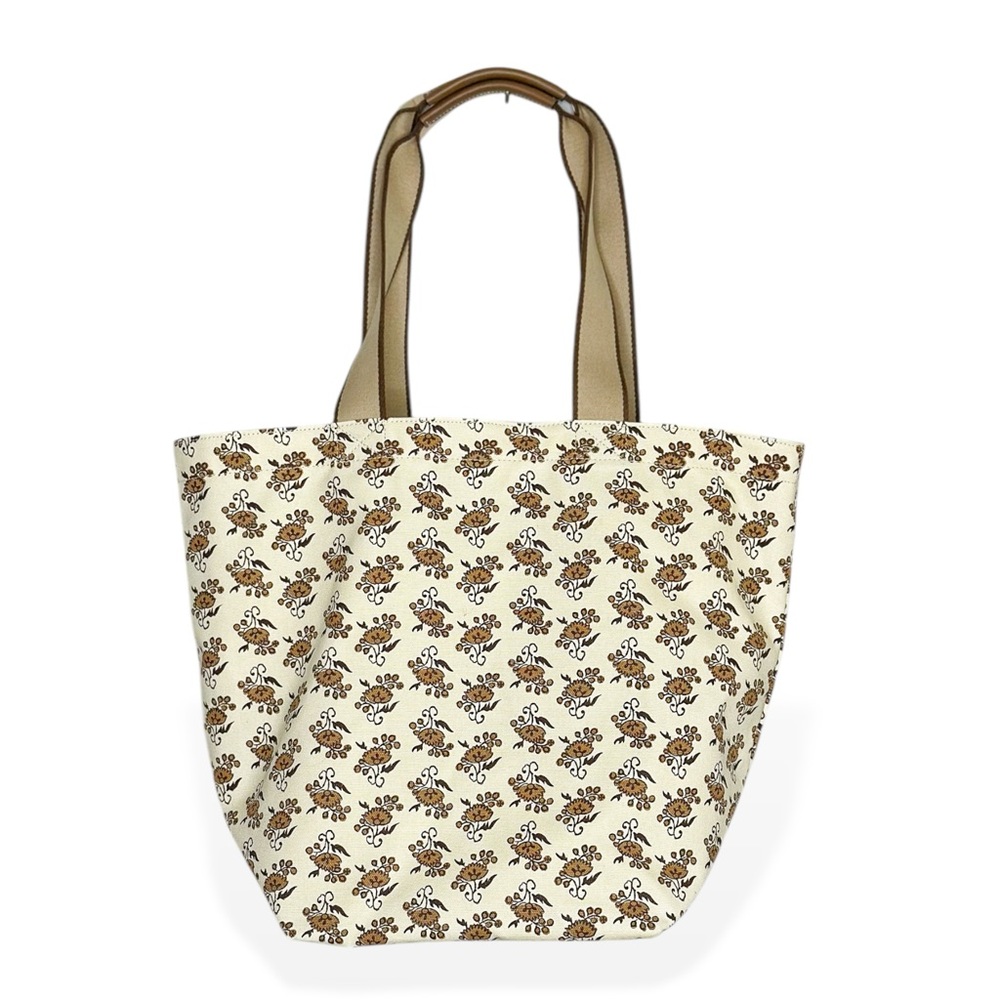 TORY BURCH Gracie Reversible Printed Canvas Tote - Curly Ditsy - Picture 7 of 16